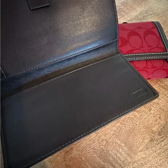 COACH BUNDLE Cherry Red Stachel Bag Set - Picture 7 of 8